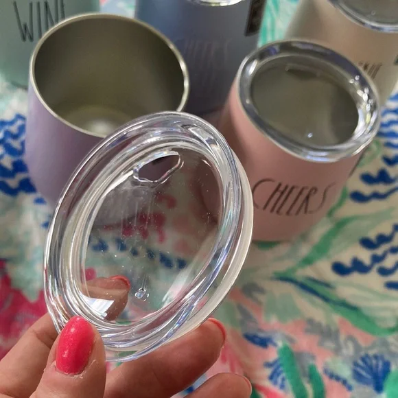 Rae Dunn Insulated Stainless Steel Wine Glass - Picture 8 of 9